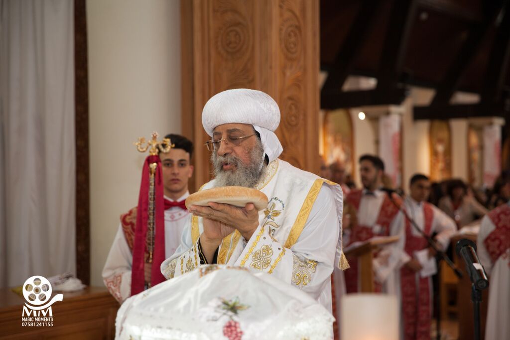 H.H. Pope Tawadros II Officiating the Divine Liturgy