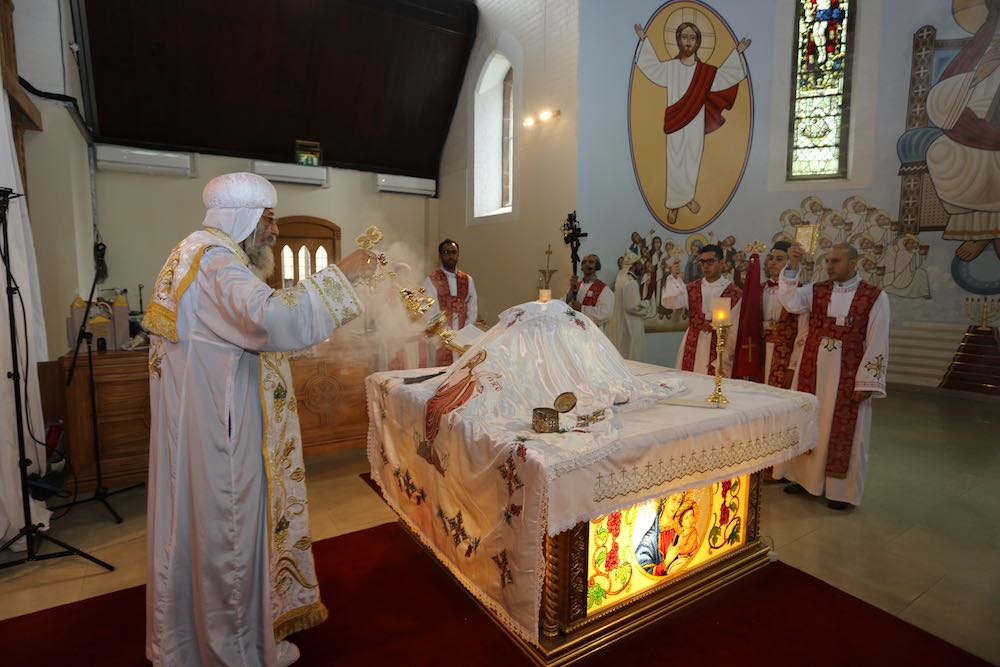 Pope Tawadros Giving Incense