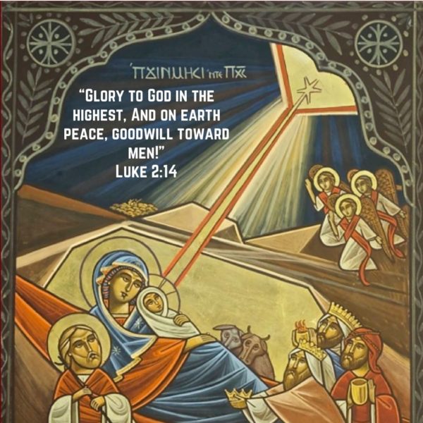 “He created His mother yesterday & today He is born of her. He is the only one before Adam & after Mary. The gates of Hades burst before Him, how did Mary’s womb contain Him?! The stone was rolled away from the tomb by His power, how did the Virgin Mary’s arms embrace Him?!” St. Sapherous of Antioch #coptic #orthodox #christmas