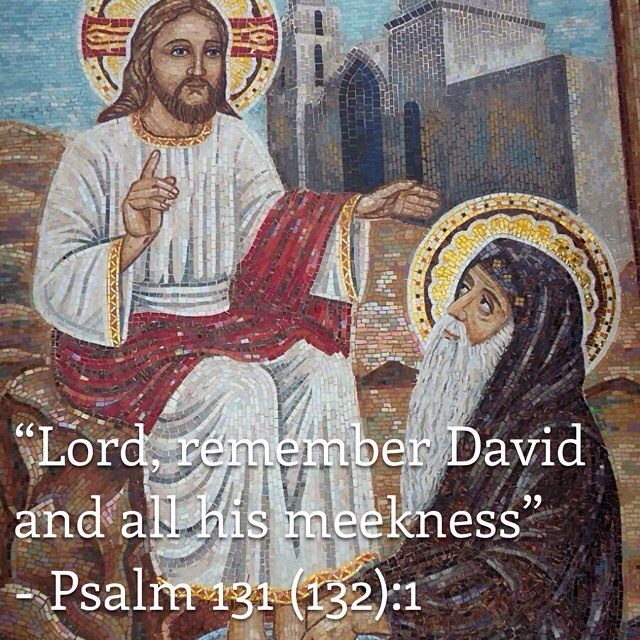 “Lord, remember David and all his afflictions” - Psalm 131 (132):1
.
“How compassionate was his spirit! He was truly justified, as it came in his psalm: “Lord, Remember David and all his meekness” Let us follow his lead; ... Let us utter no word against our adversary, nor do him evil, but present to him goodness as much as we can; As by that, we do good to ourselves more than to him; according to the Lord’s command to forgive our enemies, so that God will also forgive us (Matthew 6: 14).” - St. John Chrysostom #afflictions #meekness #humility #stbishoy #stpishoy #forgive #loveyourenemies