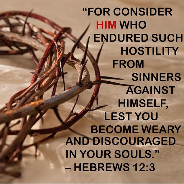 “For consider Him who endured such hostility from sinners against Himself, lest you become weary and discouraged in your souls.” - Hebrews 12:3
.
"In your sufferings, trust that Christ is the Friend of every one who suffers... He is his Partner and his Companion, and He will not leave him along the path of sufferings" - H.H. Pope Shenouda III

#suffering #thepassion #considerChrist #considerHim #dailyreadings #coptic #orthodox