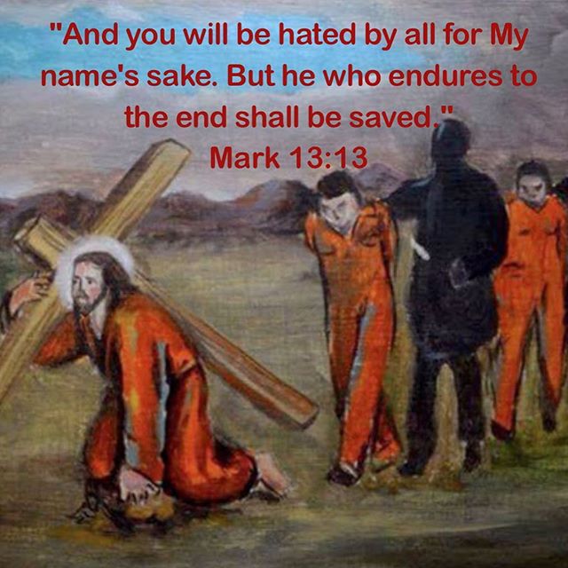 "And you will be hated by all for My name's sake. But he who endures to the end shall be saved." Mark 13:13
.
"For the sake of His love for us and obedience to His Father, Christ joyfully took upon Himself insult and sorrow…. In like manner, when the saints become perfect, they all attain to this perfection, and by the superabundant outpouring of their love and compassion upon all men they resemble God."
St Isaac the Syrian 
#hatedbyall #persecution #enduretotheend #salvation #dailyreadings #coptic #orthodox