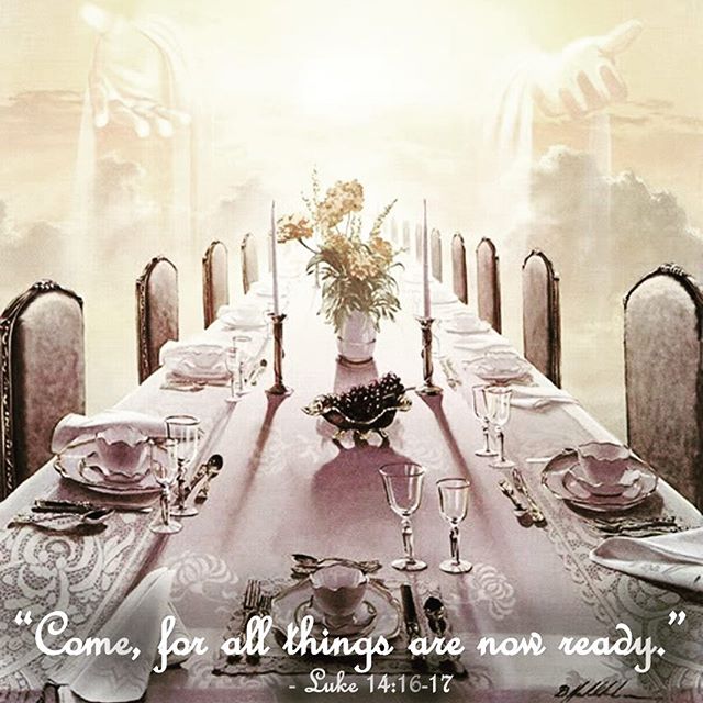 “Come, for all things are now ready.” - Luke 14:17
.
“What was the nature of the invitation? “Come, for look, all things are ready.” God the Father has prepared in Christ gifts for the inhabitants of the earth. Through Christ, he bestowed the forgiveness of sins, cleansing away of all defilement, communion of the Holy Spirit, glorious adoption as children, and the kingdom of heaven. To these blessings, Christ invited Israel, before all others, by the commandments of the gospel. Somewhere he has even said by the voice of the psalmist, “But I have been sent as a king by him,” that is, by God the Father, “on Zion his holy mountain to preach the commandment of the Lord.”” - St. Cyril of Alexandria

#invitation #come #allthingsarenowready #dontmakeexcuses #adoption #forgiveness #communion #dailyreadings #coptic #orthodox