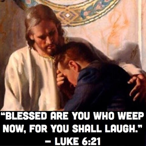 “Blessed are you who weep now, For you shall laugh.” – Luke 6:21 . “He who does not weep in the present world, will pour tears in the life to come.” – St. Jerome #tearsturnedintojoy #thebetitudes #dailyreadings #coptic #orthodox