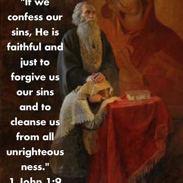 “If we confess our sins, He is faithful and just to forgive us our sins and to cleanse us from all unrighteousness.” 1 John 1:9 . “If a man is ill and he recognises his ailment, his healing will be easy. If he confesses his pain, he draws nigh its cure. The pangs of the unyielding heart will be multiplied, and the patient who resists his physician amplifies his torment. There is no unpardonable sin, save the unrepented one.” St Isaac the Syrian #repentance #confession #forgiveness #fastoftheNativity #Advent #dailyreadings #coptic #orthodox