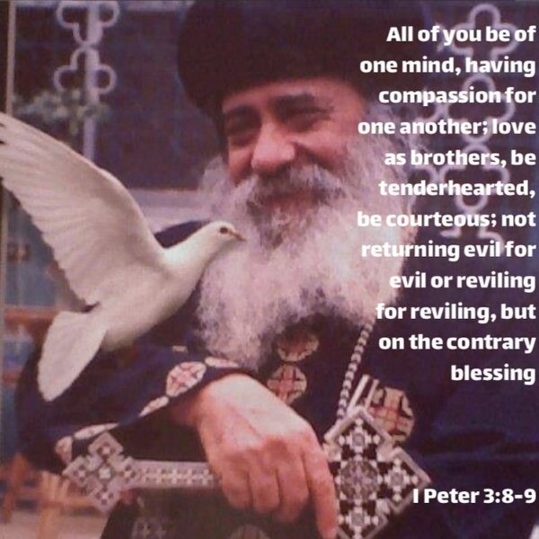 “Wherever the loving person goes, his love flows out to others. Every person he meets receives a portion of his love.” – H.H. Pope Shenouda III⁣ ⁣ “If you want people to love you, serve them, help them, and expend yourself for them. Let them feel your love through what you offer them of help, of giving and of expending. Those who love themselves want always to take and to obtain and to win. As for you, do not be so. Train yourself to expend and to give.” – H.H. Pope Shenouda III⁣ ⁣ #coptic⁣ #orthodox #goodness #love #giving #selfless…