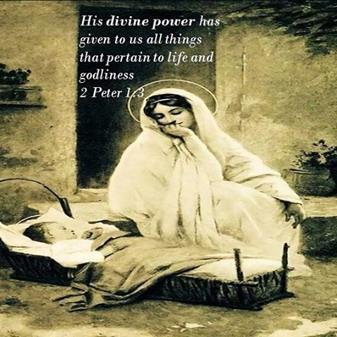 His divine power has given to us all things that pertain to life and godliness – 2 Peter 1:3 . . “We remember how He sought our salvation.. for our salvation He emptied Himself and took the form of a bondservant. He came in the flesh and endured the weakness of the human nature. He experienced hunger, thirst and fatigue. He suffered insults and passions. He was crucified, buried and risen. He was born in a manger to lift us up to His throne in eternity. He became the Son of Man to make us the sons of God. He…