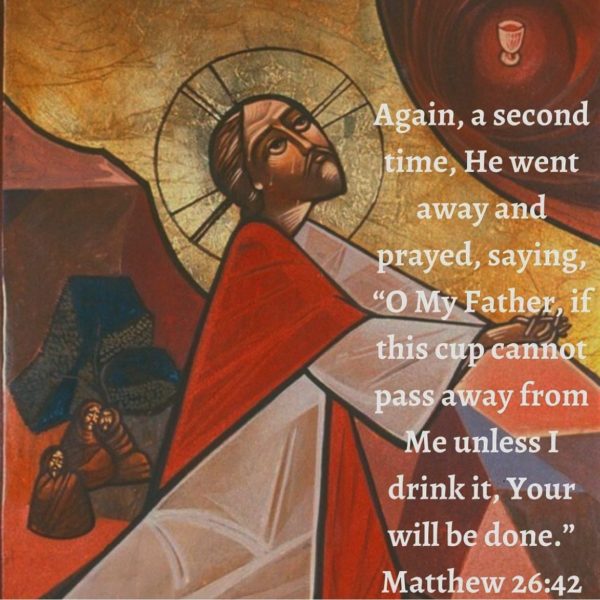 The sixth Hour of the Eve of Holy Friday⁣⁣ ⁣⁣ “By saying then, “If it be possible, let it pass from me,” he showed his true humanity. But by saying, “Nevertheless not as I will, but as you will,” he showed his virtue and selfcommand. This too teaches us, even when nature pulls us back, to follow God. In order to make clear that he is truly God and truly human, words alone would not suffice. Deeds were needed. So he joined deeds with words in order that even those who have been highly contentious may believe that he both…