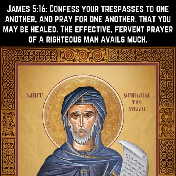 “There is no possession more precious than prayer in the whole human life. Never be parted from it; never abandon it.” – St. Ephraim the Syrian #coptic #orthodox #confession #prayer