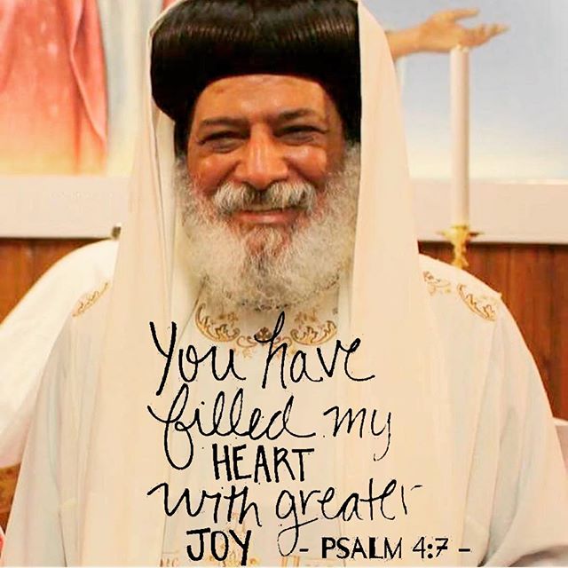 "As much as our love for God is, so will be our joy in Him in eternity, and will be our happiness." - H.H. Pope Shenouda III
#joy #departureofHEMetropolitanKyrillos #MetropolitanKyrillos #MayTheLordReposeHisSoulInTheParadiseOfJoy #dailyreadings #coptic #orthodox