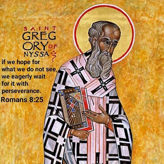 Hope always draws the soul from the beauty which is seen to what is beyond, always kindles the desire for the hidden through what is constantly perceived - St Gregory of Nyssa .
. 
#commemoration of #stgregoryofnyssa #dailyreadings #coptic #orthodoxy #orthodox #hope
