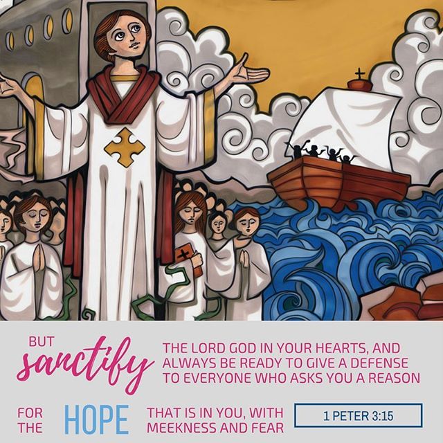“Whoever sanctifies the Lord in his heart, does not fear men but God, and whoever fears God, not men, sanctifies God in his heart.” - Fr. Tadros Malaty
#sanctifythelordinyourhearts #hope #fearofGod #dailyreadings #coptic #orthodox