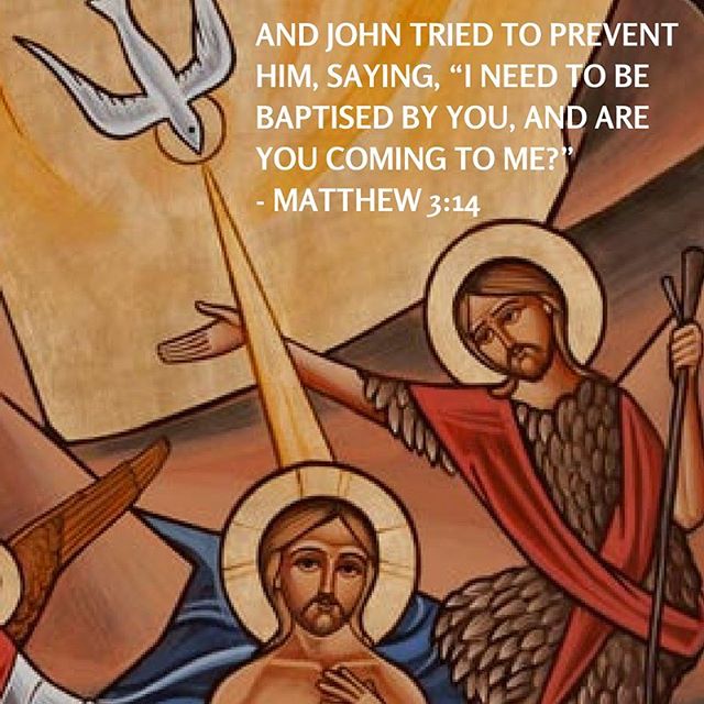 “He accepted to be baptised by John with this intention: because He accepted what is of lesser value from someone who is of lesser stature, then He encourages us who are
lesser to accept what is more sublime.” - St. Augustine
#baptism #baptised #planofsalvation #Heblessedmynature #dailyreadings #coptic #orthodox