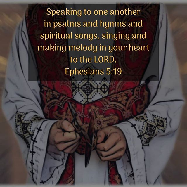 "Learn to sing psalms! Then you will see pleasure indeed. Those who have learned to sing with the psalms are easily filled with the Holy Spirit." ~ St. John Chrysostom

#SingToTheLord #Psalms #Praises #Hymns #Tasbeha #Tasbe7a #Coptic #Orthodox #DailyReadings #ChurchFathers