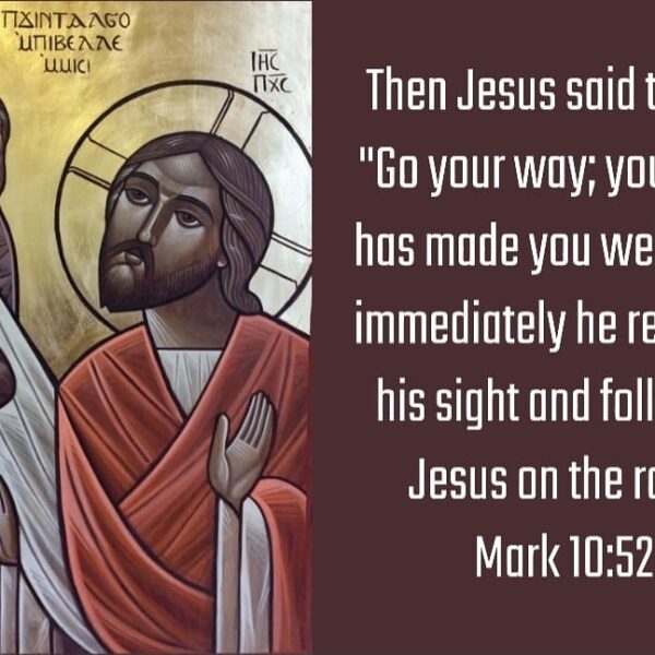 “This blind man is the human race. Therefore Christ came to illuminate, since the devil had blinded us.” – St. Augustine • • • #coptic #orthodox #dailyreadings #sayingsofthefathers #faith #orthodoxy #copticorthodox #christianity #liturgy #gospel #praise #grace #hope #faithful #copticfathers #saints #ukmidcopts