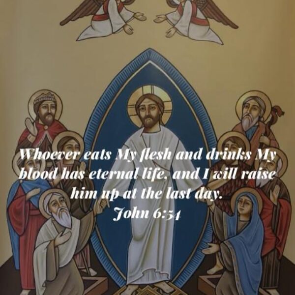 “The Eucharist is a fire which inflames us, that, like lions breathing fire, we may retire from the altar being made terrible to the devil.” – St. John Chrysostom • • • #coptic #orthodox #dailyreadings #sayingsofthefathers #faith #orthodoxy #copticorthodox #christianity #liturgy #gospel #praise #grace #hope #faithful #copticfathers #saints #ukmidcopts