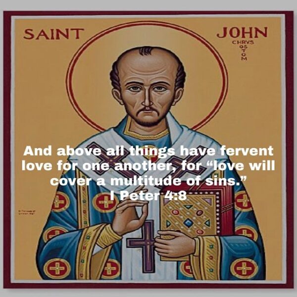 Love is the passport with which man passes through all the heavenly doors without obstacle.” – St. John Chrysostom • • • #coptic #orthodox #dailyreadings #sayingsofthefathers #faith #orthodoxy #copticorthodox #christianity #liturgy #gospel #praise #grace #hope #faithful #copticfathers #saints #ukmidcopts