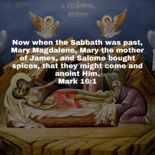 He created His mother yesterday & today He is born of her. He is the only one before Adam& after Mary. The gates of Hades burst before Him, how did Mary’s womb contain Him?! The stone was rolled away from the tomb by His power, how did the Virgin Mary’s arms embrace Him?!” St. Sapherous of Antioch