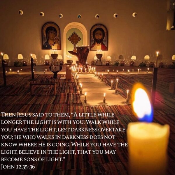 “The candle is a beautiful example of the one who gives himself; for it melts and is no more that it may give light to others.” – H.H. Pope Shenouda III • • • #coptic #orthodox #dailyreadings #sayingsofthefathers #ukmidcopts
