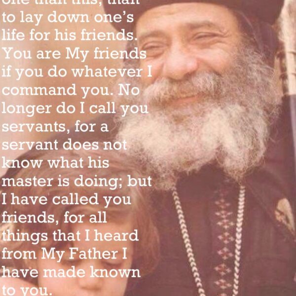 “In your sufferings, trust that Christ is the Friend of every one who suffers… He is his Partner and his Companion, and He will not leave him along the path of sufferings” – H.H. Pope Shenouda III • • • #coptic #orthodox #dailyreadings #sayingsofthefathers #ukmidcopts