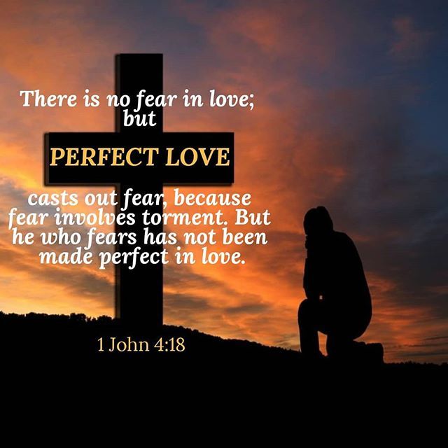 "The soul which has the true fear groans saying 'I will sing of mercy and justice; to you O lord I will sing praises. I will behave wisely in a perfect way. Oh when will You come to me?' (Ps. 101: 1) She walks in a perfect way so she does not fear for love casts out fear. When the Bridegroom comes to her arms she fears but she feels secure. She fears not to be thrown in Hades but to be without sin lest her Bridegroom forsakes her." St. Augustine . . . "There is one who fears lest he is whipped; 