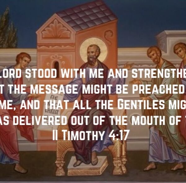 “People don’t look at what happens to others in the same way as what happens to them. So when the disciples saw others benefiting and not themselves, they became apathetic. Because they couldn’t see or enjoy their own blessings from Him, Christ allowed the storm. Then, by their deliverance from it, they could gain a better perception of their benefits.” – St. John Chrysostom