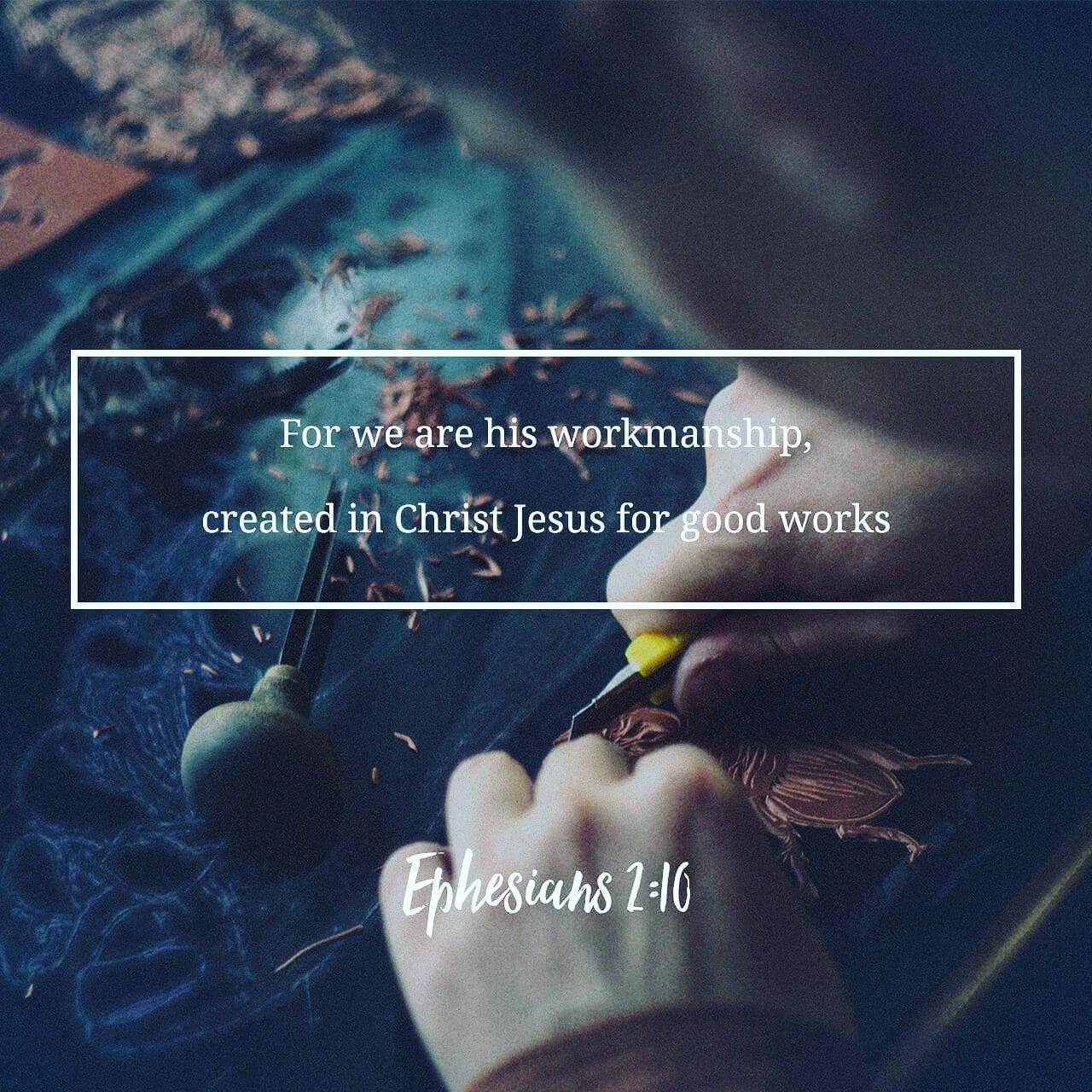 He refers to the new birth which is truly a re-creation. We came to existence out of nothing. When the old man was living we were dead but truly now we are a new creation. St John Chrysostom