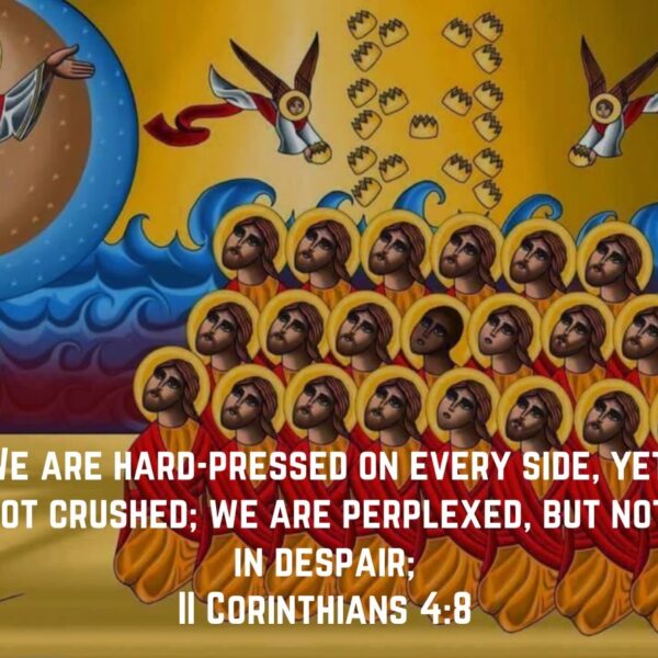 “My Saviour cries out to me, to His disciple: do not despair of thy salvation; I will restore thee and forgive thee thy sins. I have found thee and I will not leave thee; for I have redeemed thee with My very own Blood.” – St. Ephraim