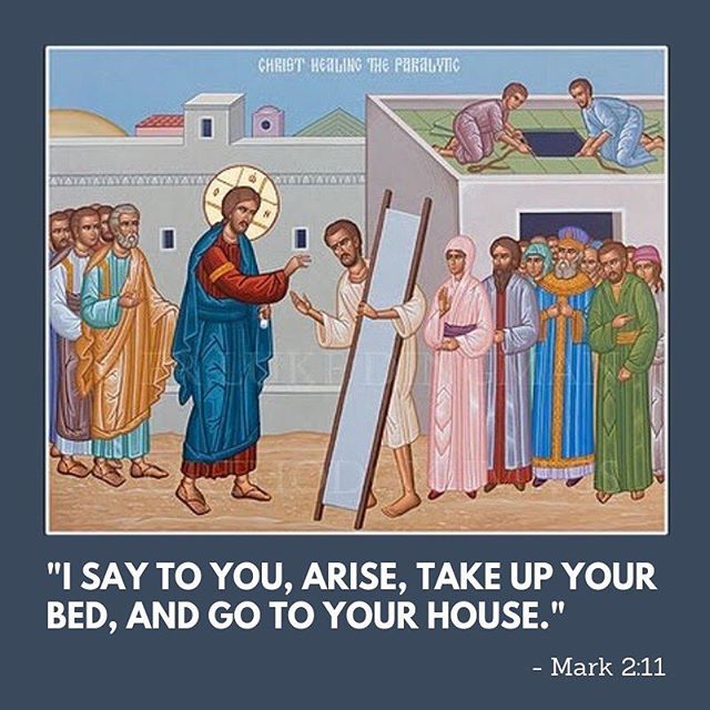You have been a paralytic inwardly. You did not take charge of your bed. Your bed took charge of you. - St. Augustine  #arise #takecharge #spiritualparalysis #dailyreadings #coptic #orthodox